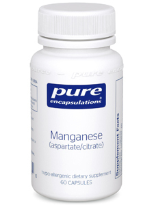 Manganese (aspartate/citrate) 60 vcaps