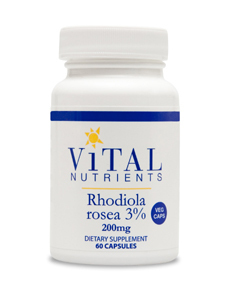 Rhodiola rosea 3% 200 mg 60 vegcaps